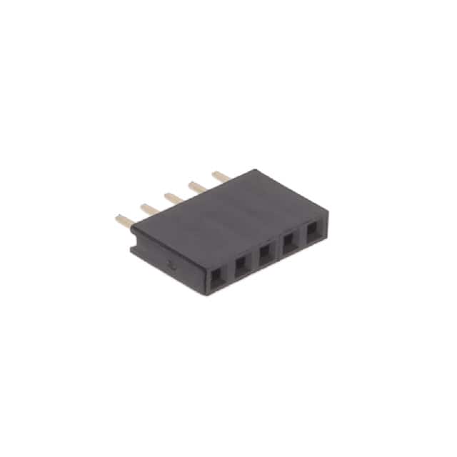RS1-05-G RECEPTACLE STRIP 5P 2.54MM PITCH