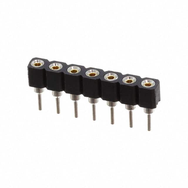 SMC-1-07-1-GT MACHINE PIN SOCKET 7P 2.54MM PIT