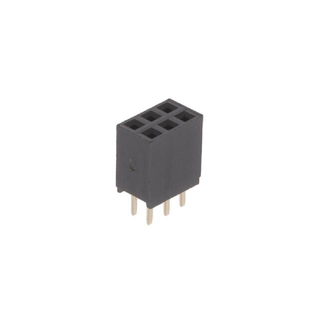RS2-06-G RECEPTACLE STRIP 6P 2.54MM PITCH