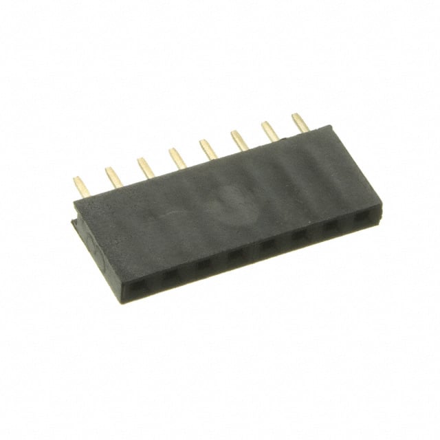RS1-08-G RECEPTACLE STRIP 8P 2.54MM PITCH