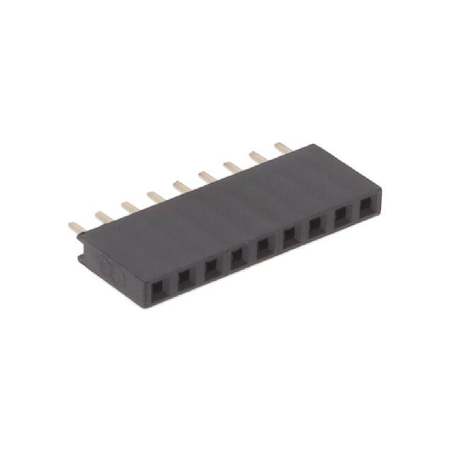 RS1-09-G RECEPTACLE STRIP 9P 2.54MM PITCH