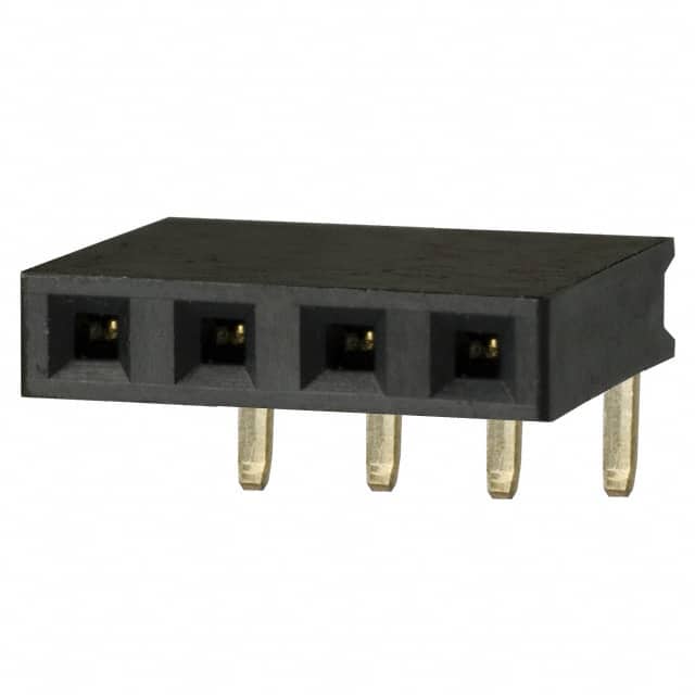 PPPC041LGBN CONN HDR 4POS 0.1 GOLD PCB R/A