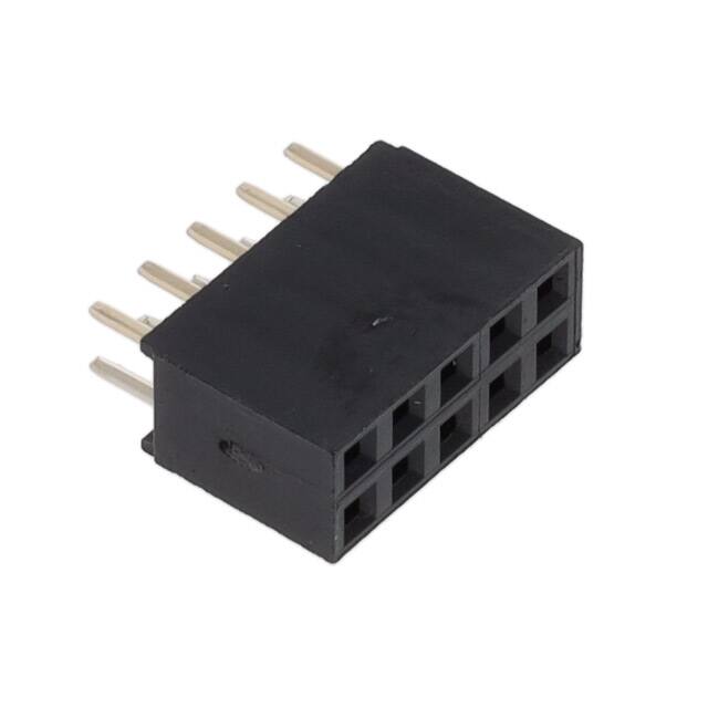 RS2-10-G RECEPTACLE STRIP 10P 2.54MM PITC