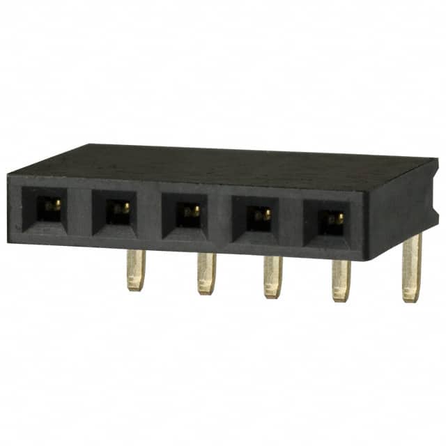 PPPC051LGBN CONN HDR 5POS 0.1 GOLD PCB R/A