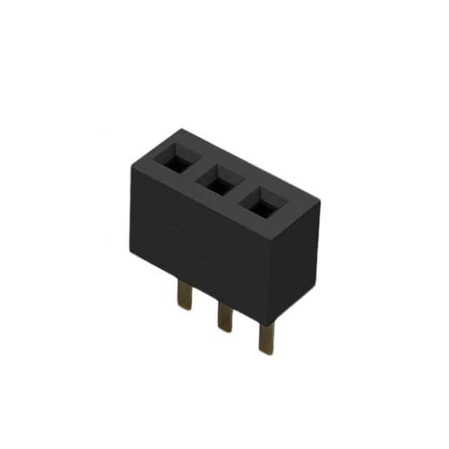 BC065-03-A-L-D 3POS 1.0MM PITCH SOCKET, SIL, TH