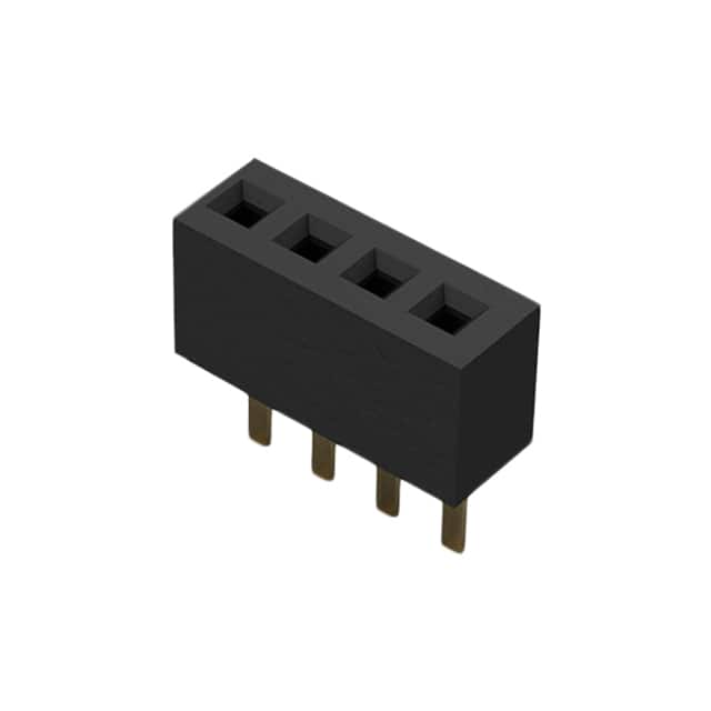 BC065-04-A-L-D 4POS 1.0MM PITCH SOCKET, SIL, TH