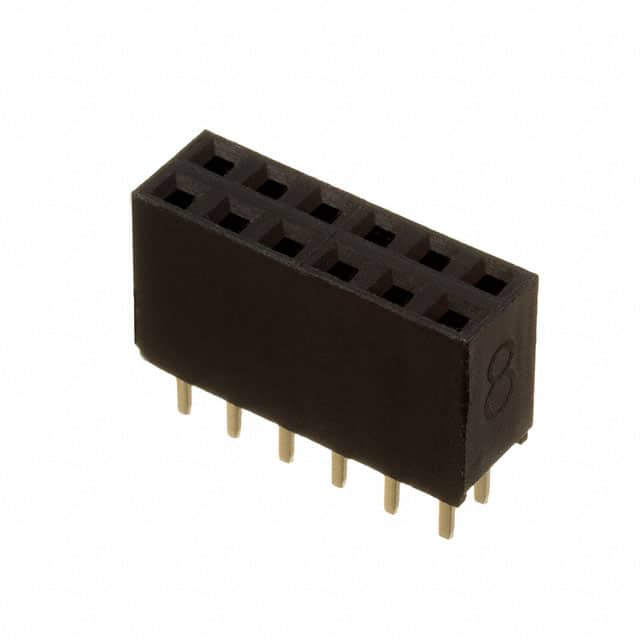 RS2-12-G RECEPTACLE STRIP 12P 2.54MM PITC