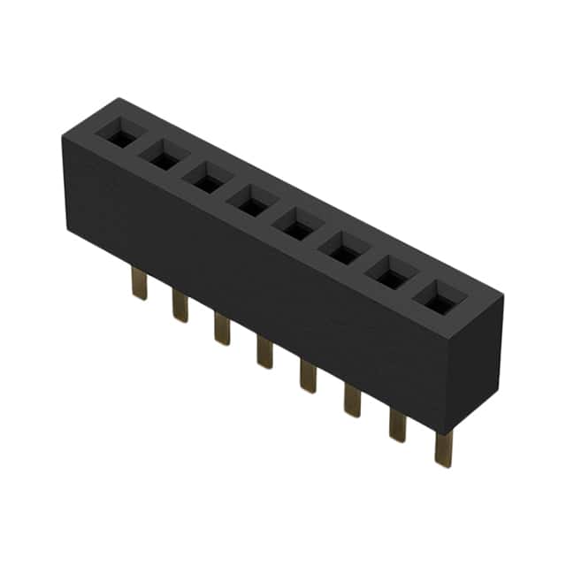BC065-08-A-L-D 8POS 1.0MM PITCH SOCKET, SIL, TH