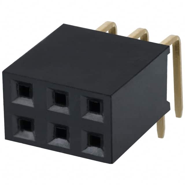 PPPC032LJBN-RC CONN HDR 6POS 0.1 GOLD PCB R/A