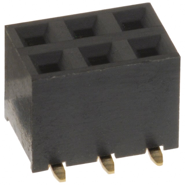 NPPN032FFKS-RC CONN HDR 6POS 0.079 GOLD SMD