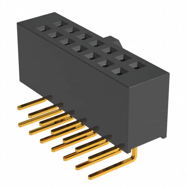 SFH11-PBPC-D07-RA-BK CONN HDR 14POS 0.1 GOLD PCB R/A