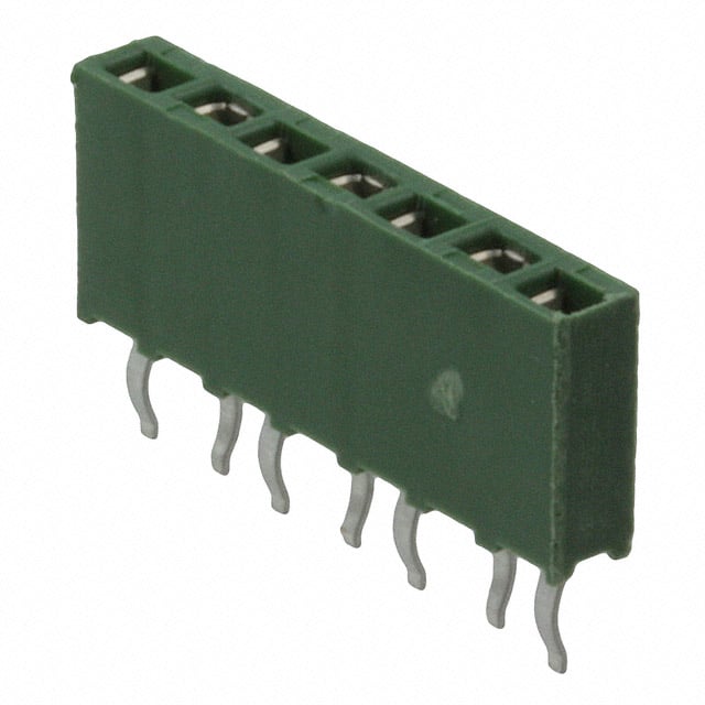 215297-7 CONN RCPT 7POS 0.1 GOLD PCB