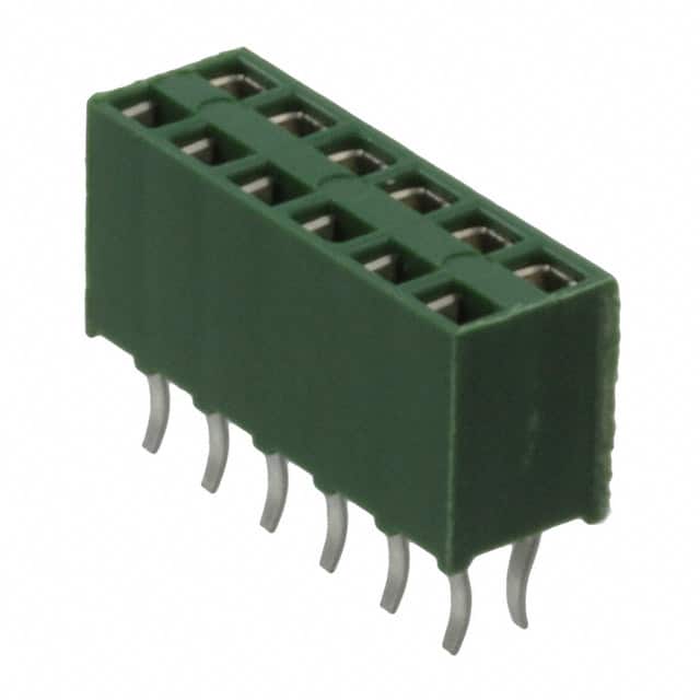 215307-6 CONN RCPT 12POS 0.1 GOLD PCB