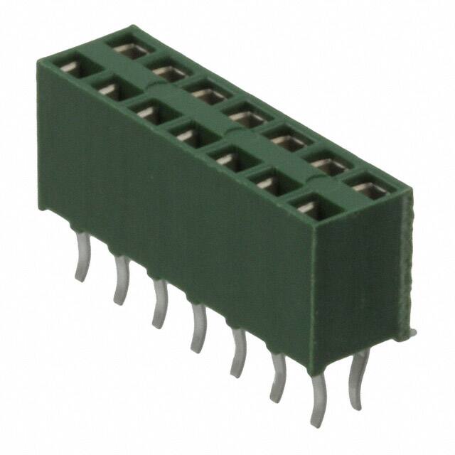 215307-7 CONN RCPT 14POS 0.1 GOLD PCB
