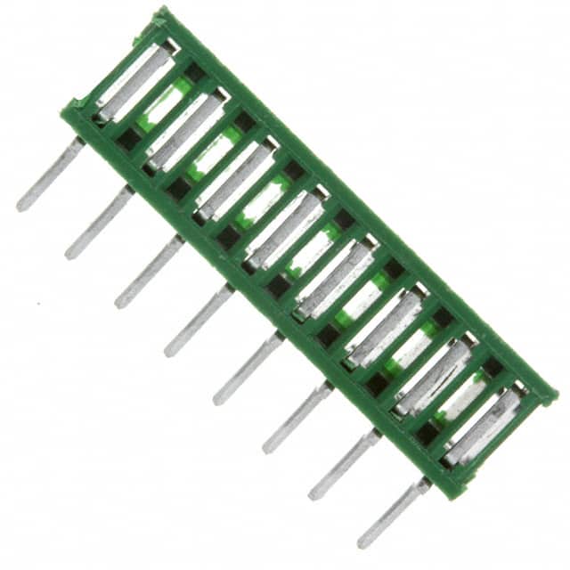 5164711-8 CONN RCPT 8POS 0.098 TIN PCB R/A