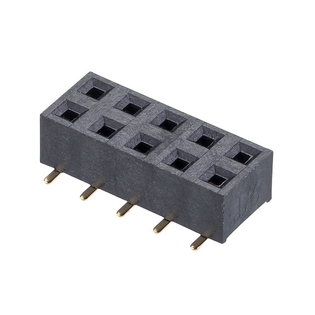 M20-7810545 CONN RCPT 10POS 0.1 GOLD SMD