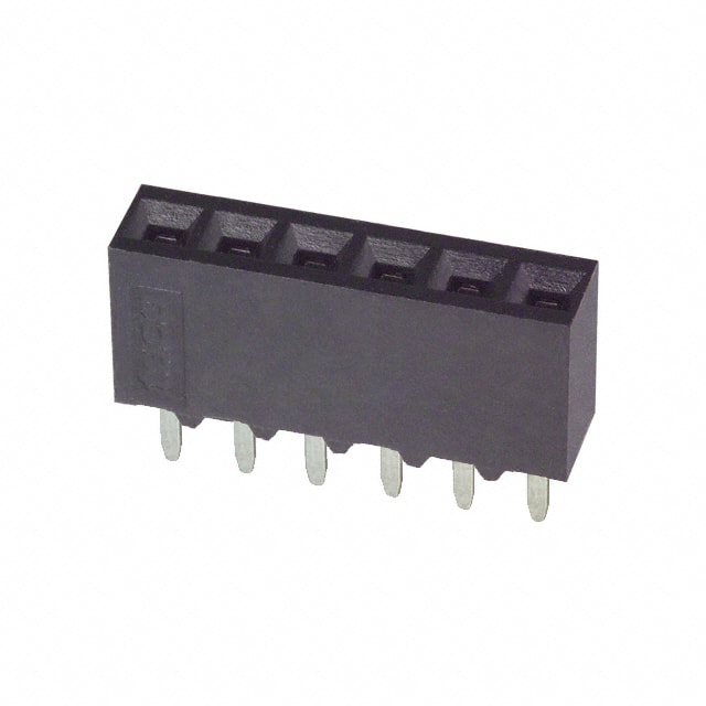 146138-4 CONN RCPT 6POS 0.1 GOLD PCB