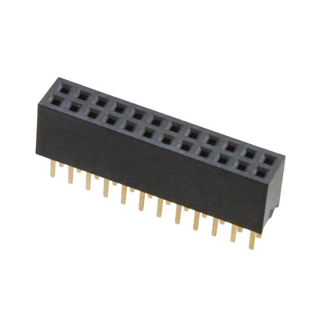 20021311-00024T4LF CONN RCPT 24POS 0.05 GOLD PCB