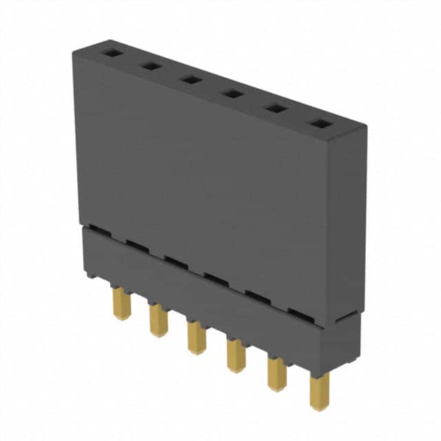 ESQ-106-12-G-S CONN SOCKET 6POS 0.1 GOLD PCB