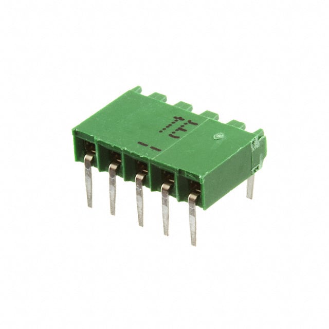 216602-5 CONN RCPT 5POS 0.1 GOLD PCB R/A
