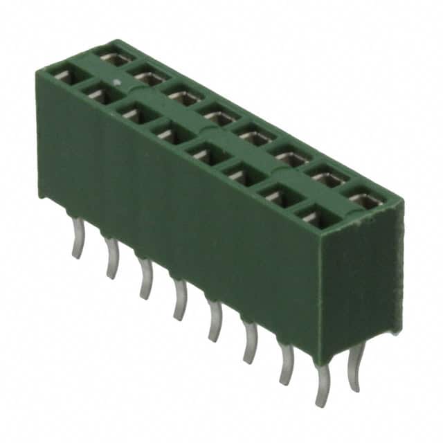 215307-8 CONN RCPT 16POS 0.1 GOLD PCB