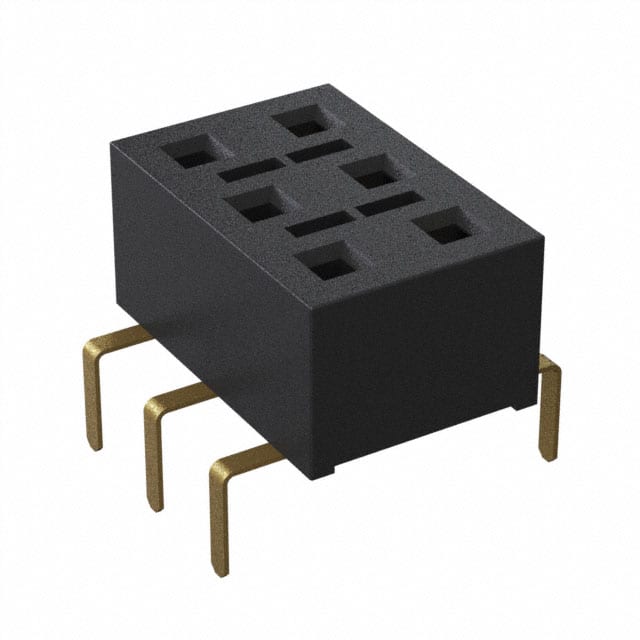 HLE-103-02-G-DV-PE-BE CONN RCPT 6POS 0.1 GOLD PCB