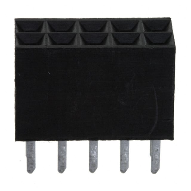 66953-005LF CONN RCPT 10POS 0.1 GOLD PCB