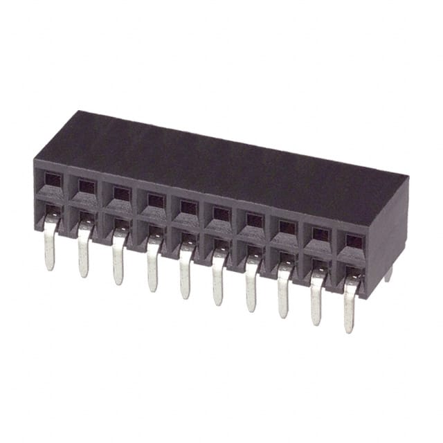 146140-9 CONN RCPT 20POS 0.1 GOLD PCB R/A