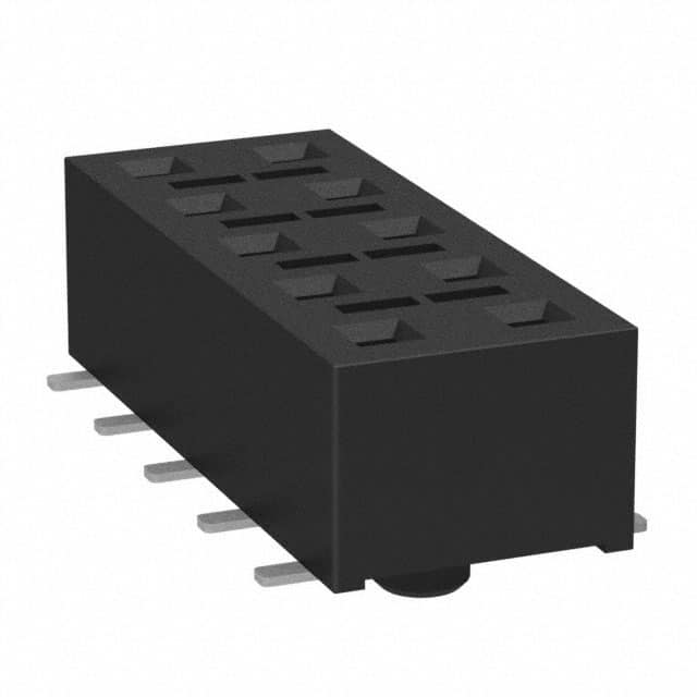 HLE-105-02-L-DV-BE-A-K-TR CONN RCPT 10POS 0.1 GOLD SMD