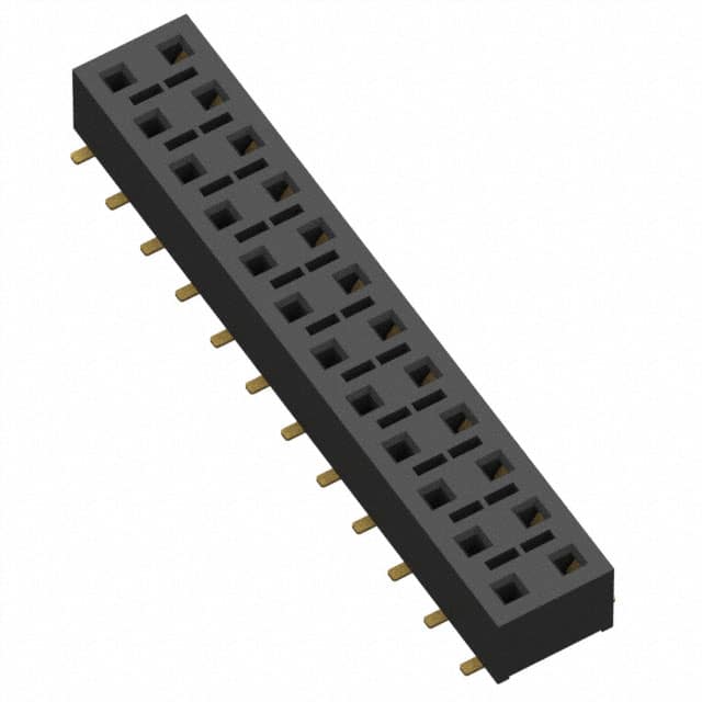 HLE-112-02-G-DV-BE-K CONN RCPT 24POS 0.1 GOLD SMD
