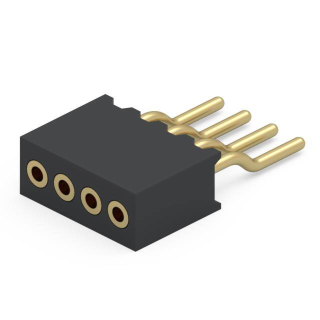 851-13-004-40-001000 CONN RCPT 4POS 0.05 GOLD SMD R/A