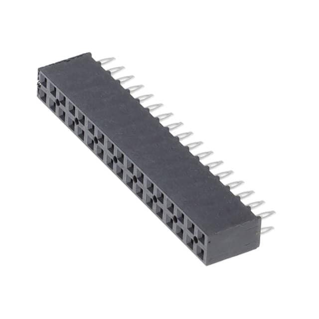 PHF-117-01-L-D .100" SOCKET STRIP, PRESS-FIT