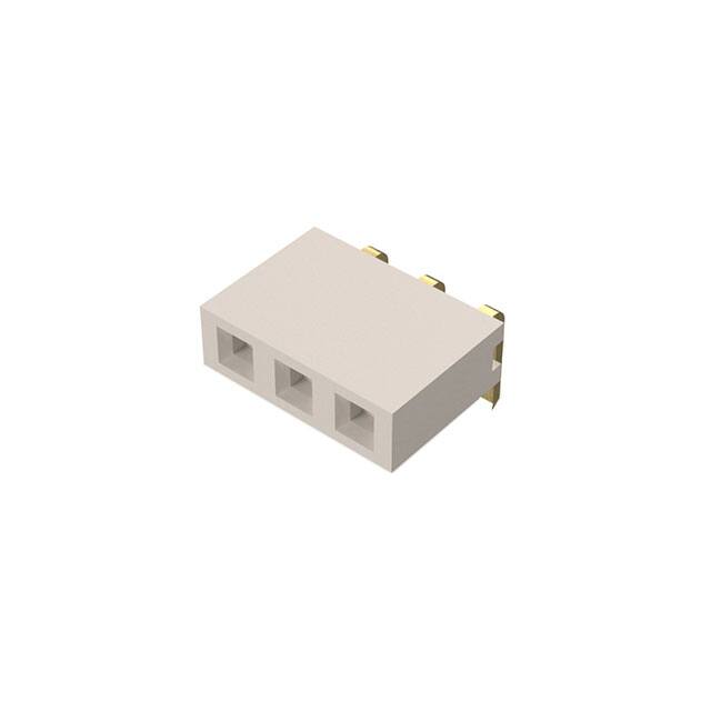 BG302-03-A-L-G 3W, 2.54MM PTH SOCKET, SIL, TH,