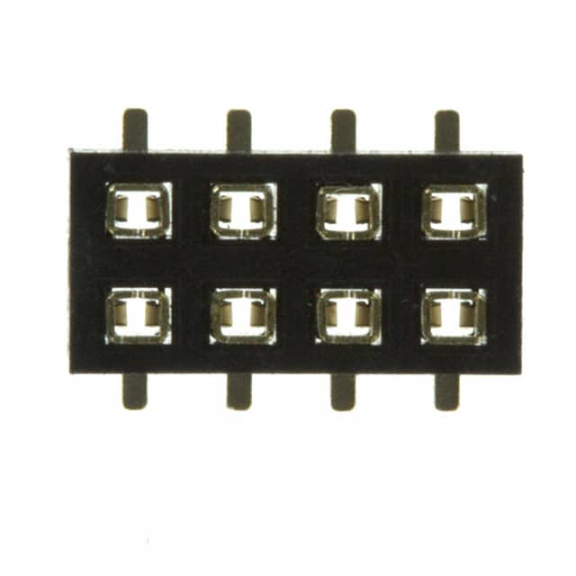 NPPN042GFNS-RC CONN HDR 8POS 0.079 GOLD SMD