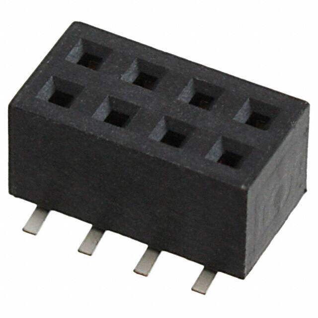 M22-6340442 CONN RCPT 8POS 0.079 GOLD SMD