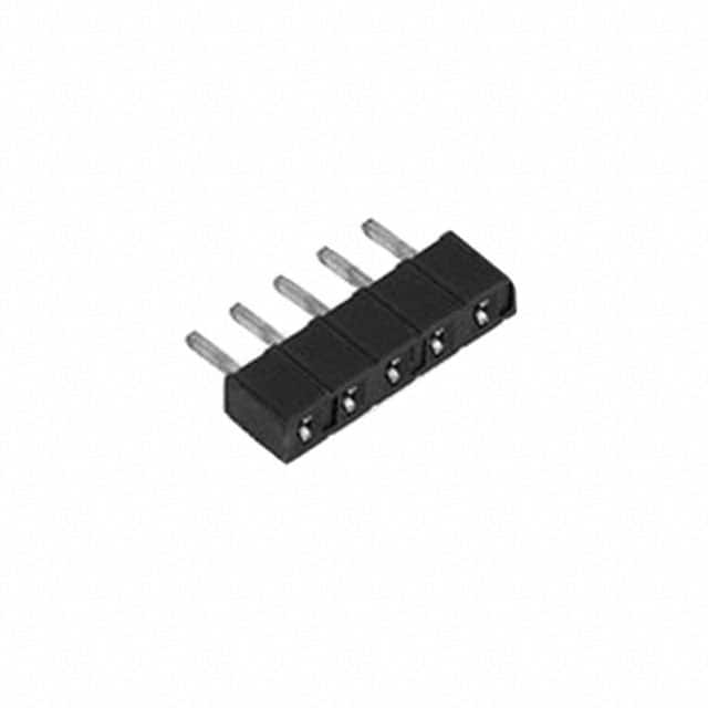 929870-01-05-RA CONN RCPT 5POS 0.1 GOLD PCB