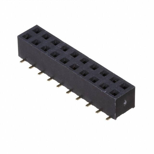RS2BE-20-G-SMT RECEPTACLE STRIP 20P 2.54MM PITC