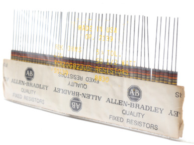 RCR20G823JS The Allen Bradley RCR20G823JS is a carbon resistor with 82k Ohm resistance and ±5% tolerance. It features a 1/2 Watt power rating.