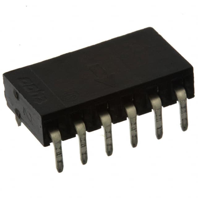 5535676-5 CONN RCPT 6POS 0.1 GOLD PCB R/A