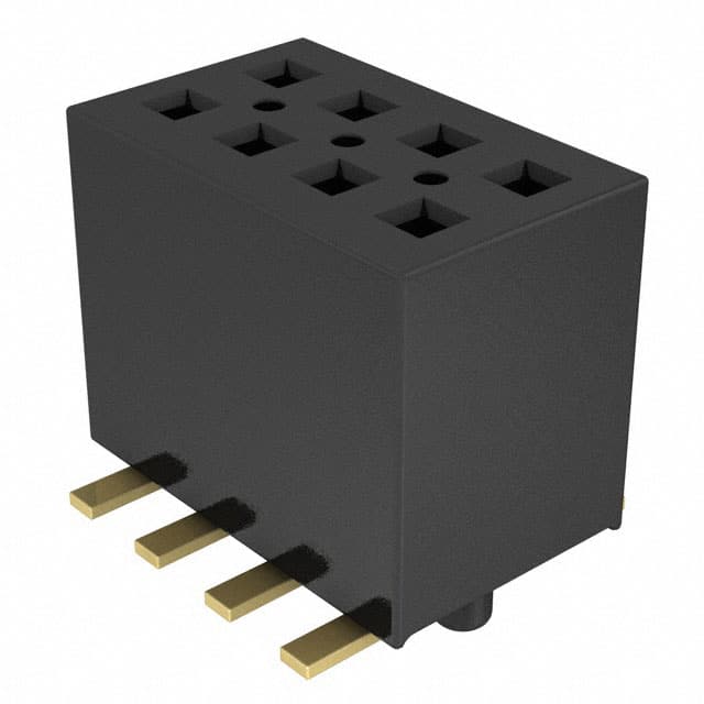FLE-104-01-G-DV-A-TR CONN RCPT 8POS 0.05 GOLD SMD
