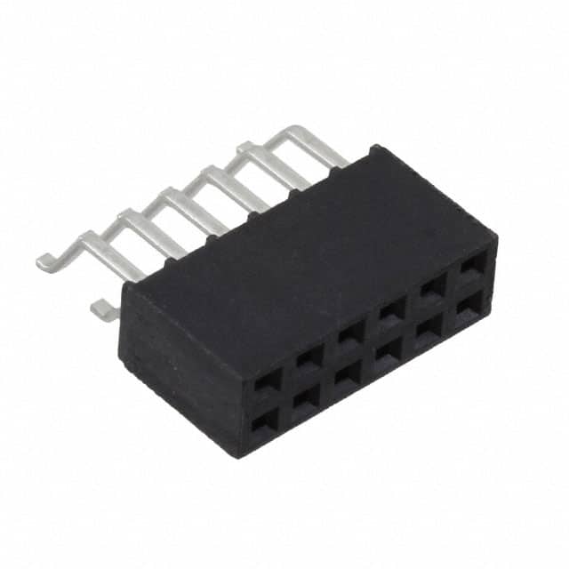 SMH-106-02-L-D CONN RCPT 12POS 0.1 GOLD SMD R/A