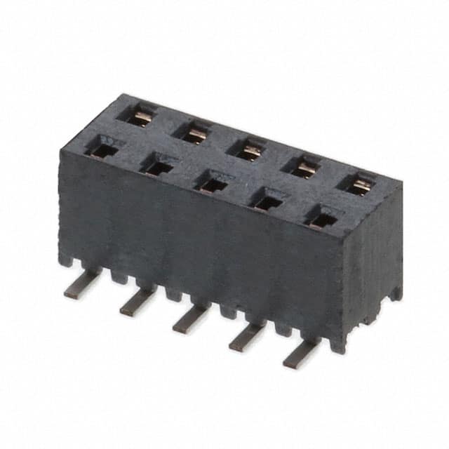 MMS-105-02-F-DV CONN RCPT 10POS 0.079 GOLD SMD