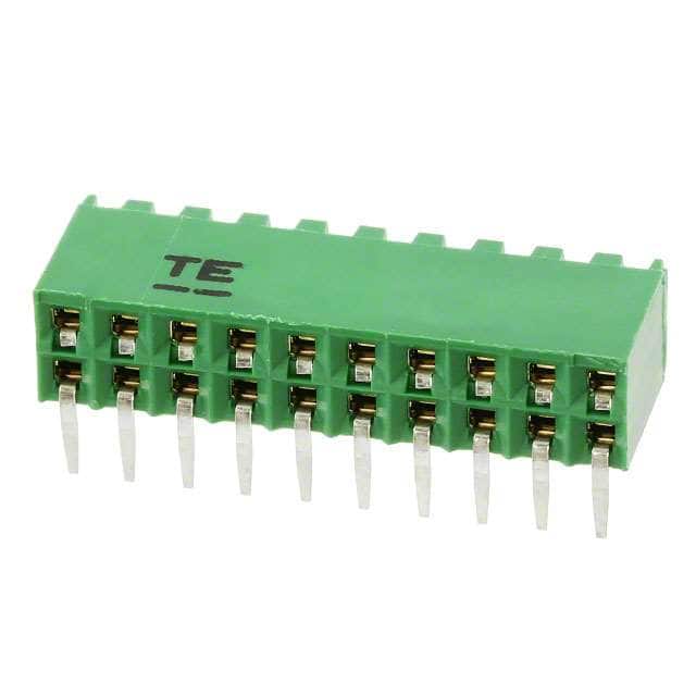 1-216604-0 CONN RCPT 20POS 0.1 GOLD PCB R/A