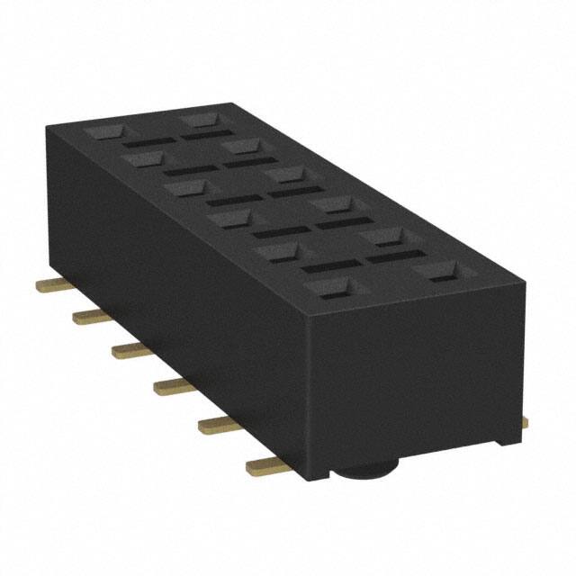 HLE-106-02-G-DV-A-K CONN RCPT 12POS 0.1 GOLD SMD