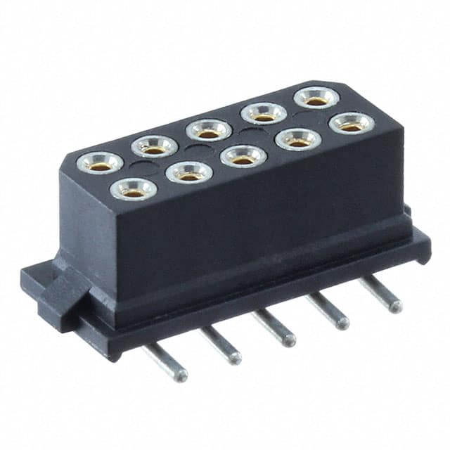 M80-6811042 CONN RCPT 10POS 0.079 GOLD SMD
