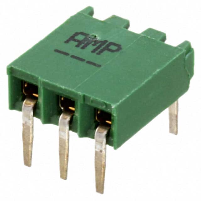 216602-3 CONN RCPT 3POS 0.1 GOLD PCB R/A