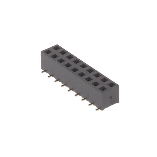 RS2BE-18-G-SMT RECEPTACLE STRIP 18P 2.54MM PITC
