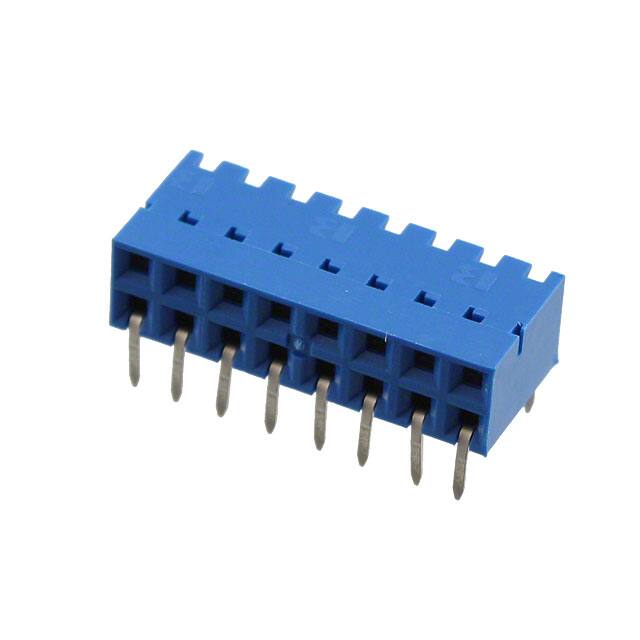 89883-308LF CONN RCPT 16POS 0.1 GOLD PCB R/A