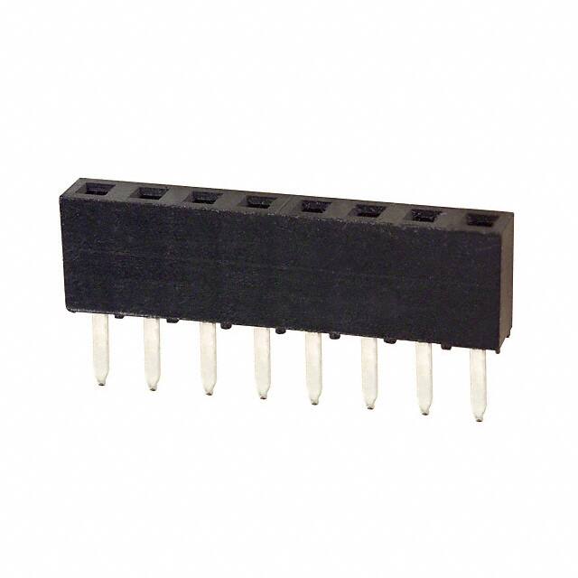 2063-08-01-P2 CONN RCPT 8POS 0.079 GOLD PCB