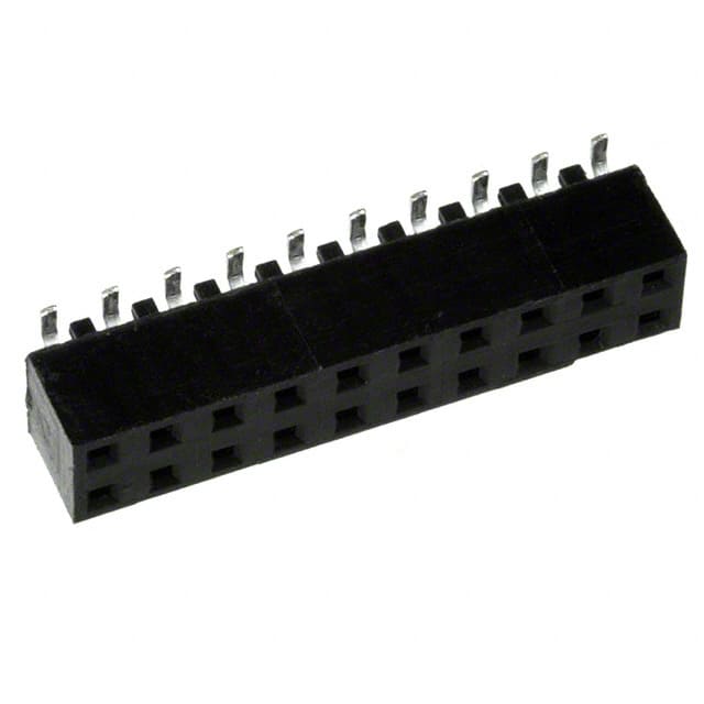 150220-2000-RB CONN RCPT 20POS 0.079 GOLD SMD